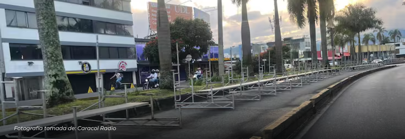 Pereira implementa cierres viales por conciertos, Carnaval de la Cosecha y festivales hasta el 18 de agosto