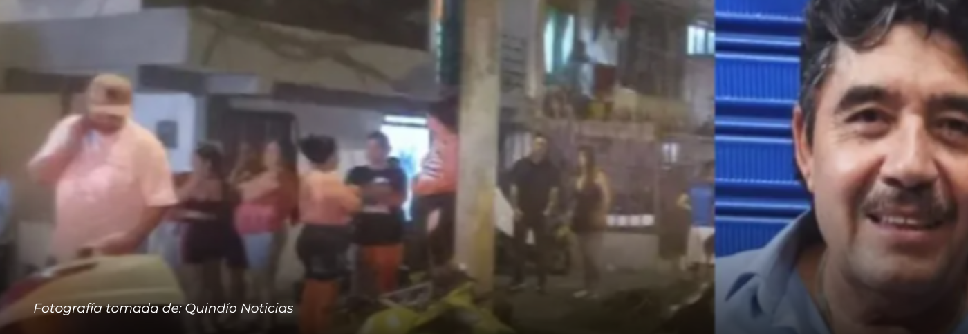 Líder comunitario de Armenia, Carlos Arturo Marín, queda gravemente herido tras ataque armado