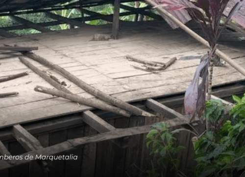 Fuertes vientos en Marquetalia dejan 20 familias damnificadas y 13 viviendas afectadas