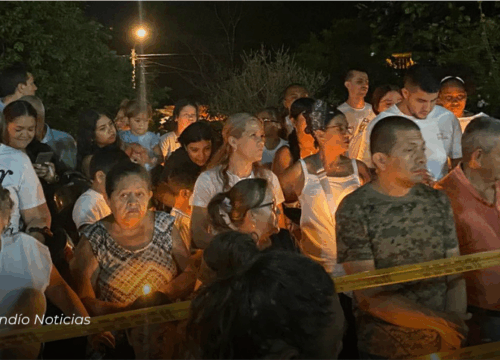 Conmoción en Armenia: velatón en memoria de Isabela y llamado a recuperar los parques infantiles