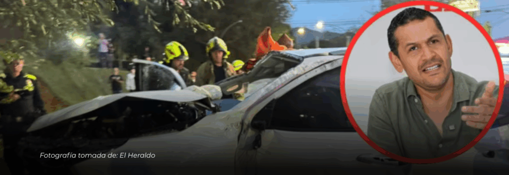 Accidente en caravana de Daniel Palacios en Medellín dejó nueve heridos