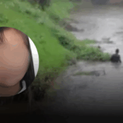 Fotografía de un río