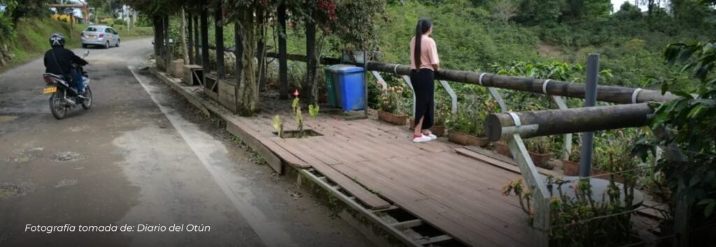 Deterioro prematuro del mirador del Alto del Nudo preocupa a Dosquebradas y obliga a planear reparaciones