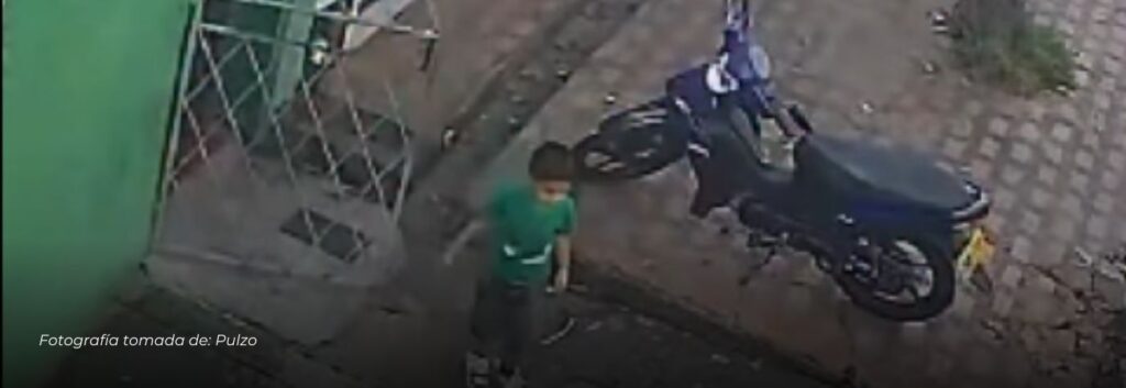 Milagro en Bucaramanga: niño de 4 años se salvó por segundos de ser aplastado por un muro