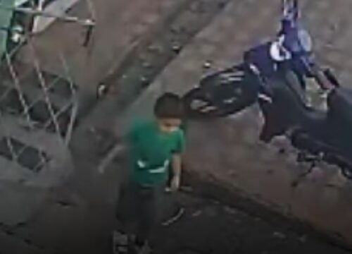 Milagro en Bucaramanga: niño de 4 años se salvó por segundos de ser aplastado por un muro