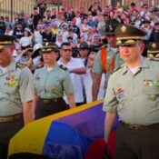 Homenaje de la Policía Nacional municipio de Montenegro, Quindío