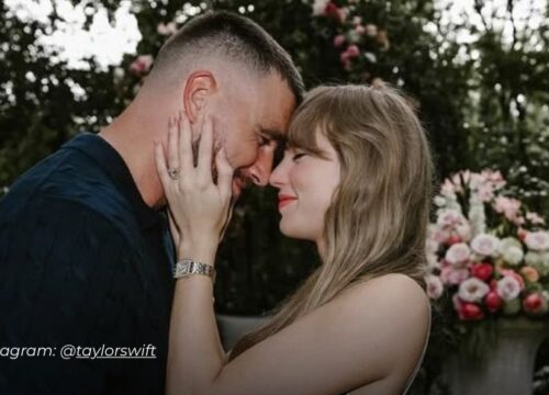 Taylor Swift anuncia su compromiso con Travis Kelce el jugador de fútbol americano tras dos años de relación