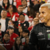 Jugadores del Once Caldas en Bogotá