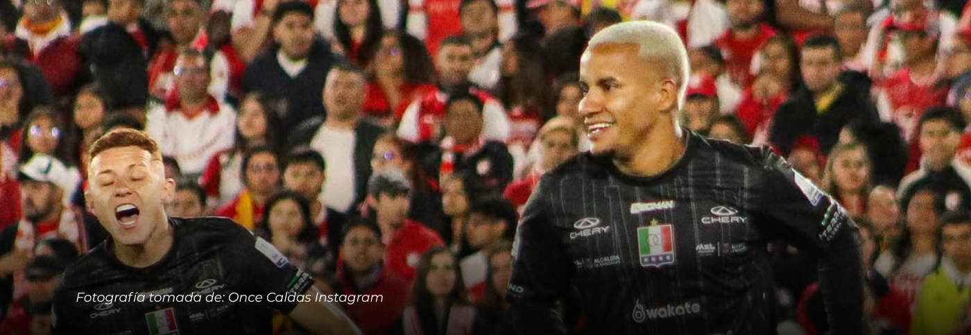 Once Caldas venció 2-1 a Santa Fe en El Campín y logró su primera victoria en la Liga BetPlay