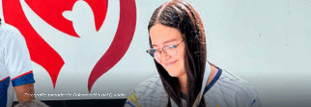 Sarah Mayorga Castro hace brillar al Quindío con cinco medallas en el Nacional de Natación para Sordos