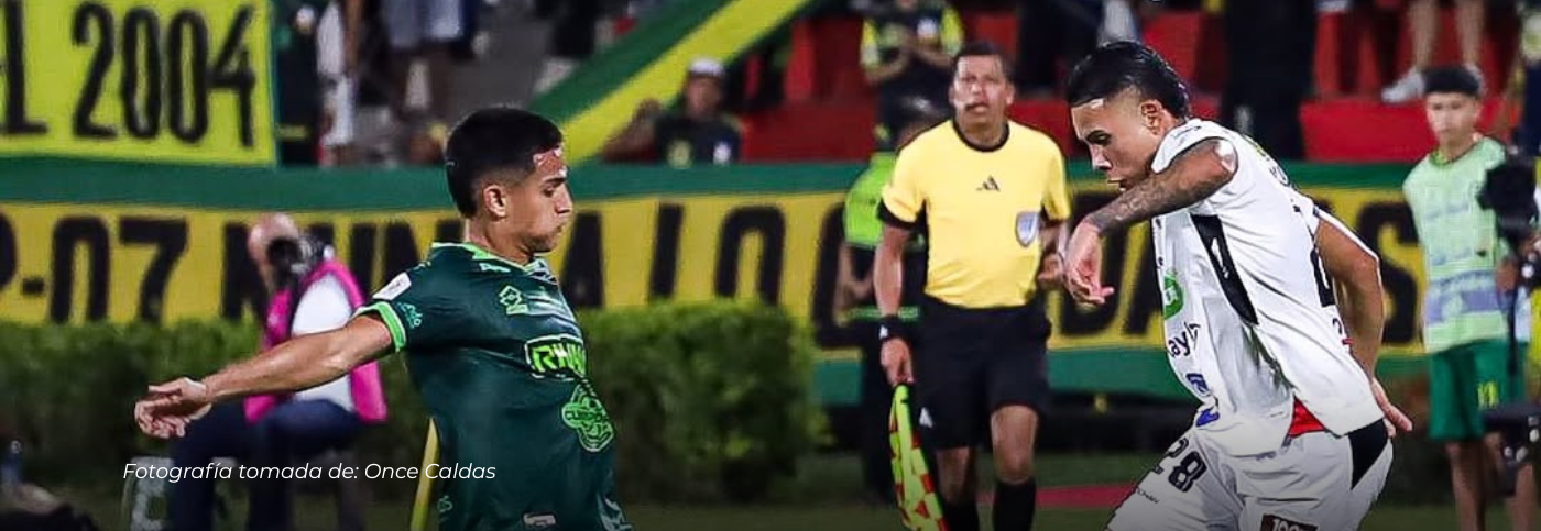 Once Caldas rescata un valioso empate en Bucaramanga y sale del fondo de la tabla