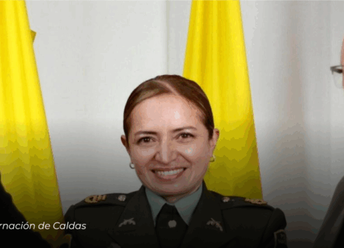 Departamento de Caldas recibió a la nueva comandante de la Policía Nacional, coronel Rocío Melo Puerto