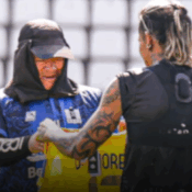 Dayro Moreno en el estadio palogrande