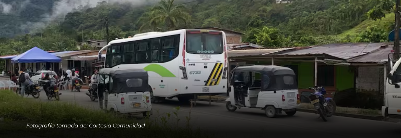 Comunidades anuncian bloqueo indefinido en la vía Panamericana entre Risaralda y Chocó