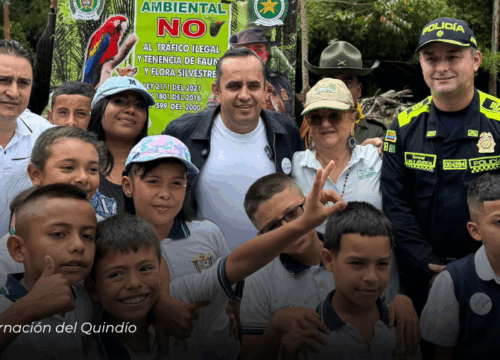 Gobernación del Quindío sembró 120 palmas de cera en el Valle de Cocora para conmemorar los 183 años de Salento