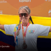 Con una historia de vida marcada por la disciplina y la superación, la atleta quindiana Luz Marina Quintín se destacó en Dresde, Alemania, al obtener dos medallas de bronce en los Juegos Mundiales de Trasplantados. La deportista conquistó el podio en las pruebas de 400 y 1.500 metros, llevando en alto el nombre de Colombia y del Quindío en un certamen que reúne a competidores de diferentes países.