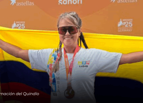 La Quindiana Luz Marina Quintín conquista dos bronces en los Juegos Mundiales de Trasplantados en Alemania