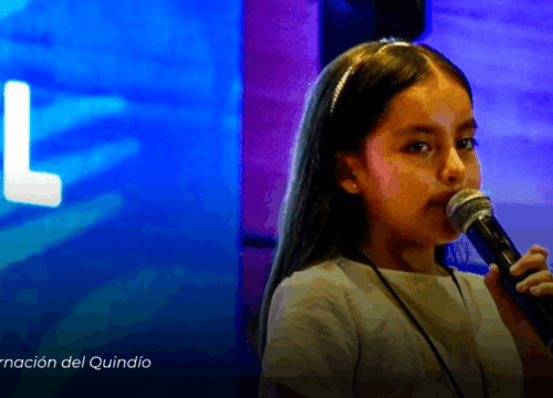 Una niña de nueve años inspira al Quindío con un poderoso mensaje de paz