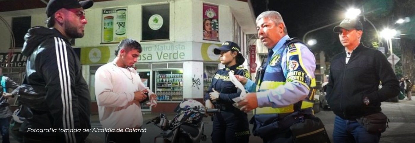 Calarcá restringirá la circulación de motos en madrugadas de puentes festivos desde octubre