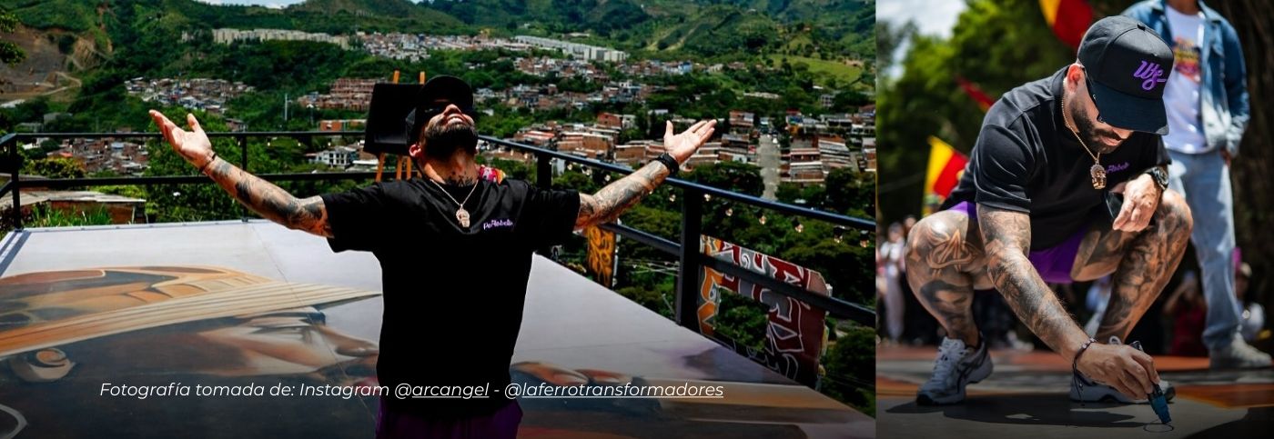La Ferro rinde tributo a Arcángel en medio de las Fiestas de la Cosecha con un mural que inspira sueños y transformación