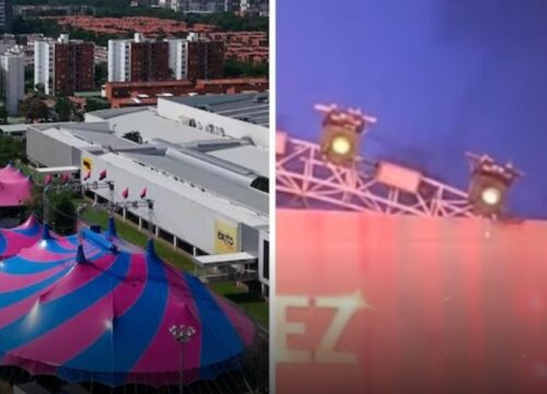 Impactante accidente: trapecista de los Hermanos Gasca sufrió caída de 10 metros de altura