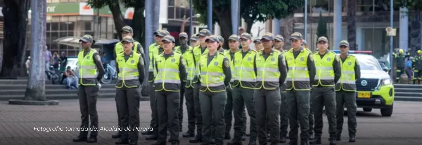 Policía Metropolitana lanza operativo de 90 horas para recuperar el centro de Pereira