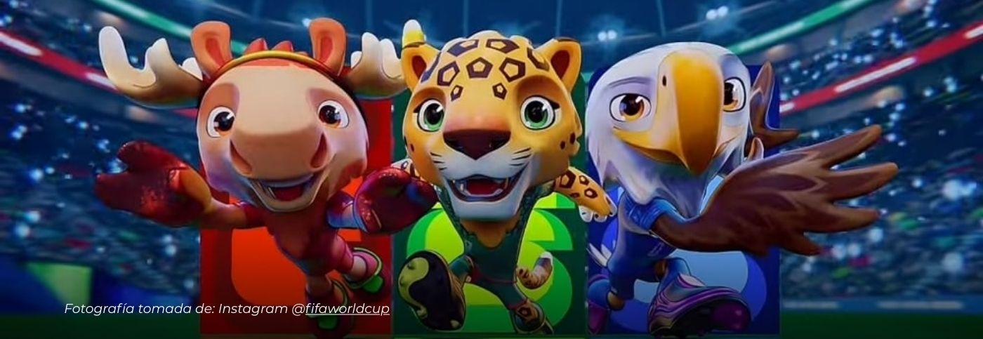 ¡Son tres! FIFA presenta a Clutch, Zayu y Maple, las mascotas oficiales del Mundial 2026