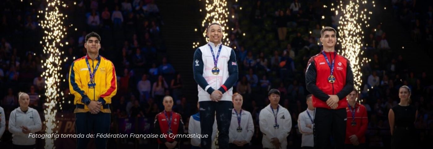 Ángel Barajas volvió a brillar: plata en la Copa Mundo de gimnasia en Hungría