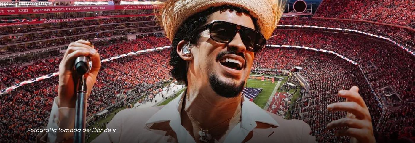 Bad Bunny será la estrella del show de medio tiempo del Super Bowl 2026