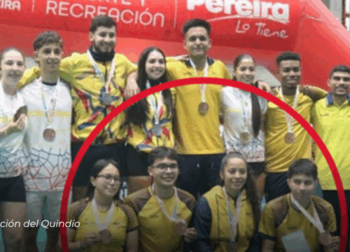 Liga Quindiana de Bádminton logró dos bronces en el Future Series Internacional de Pereira