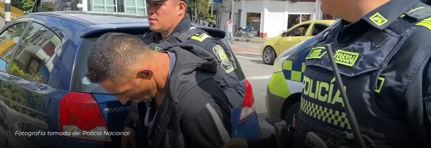 Alias “La Araña” fue capturado en flagrancia y enviado a la cárcel en Pereira