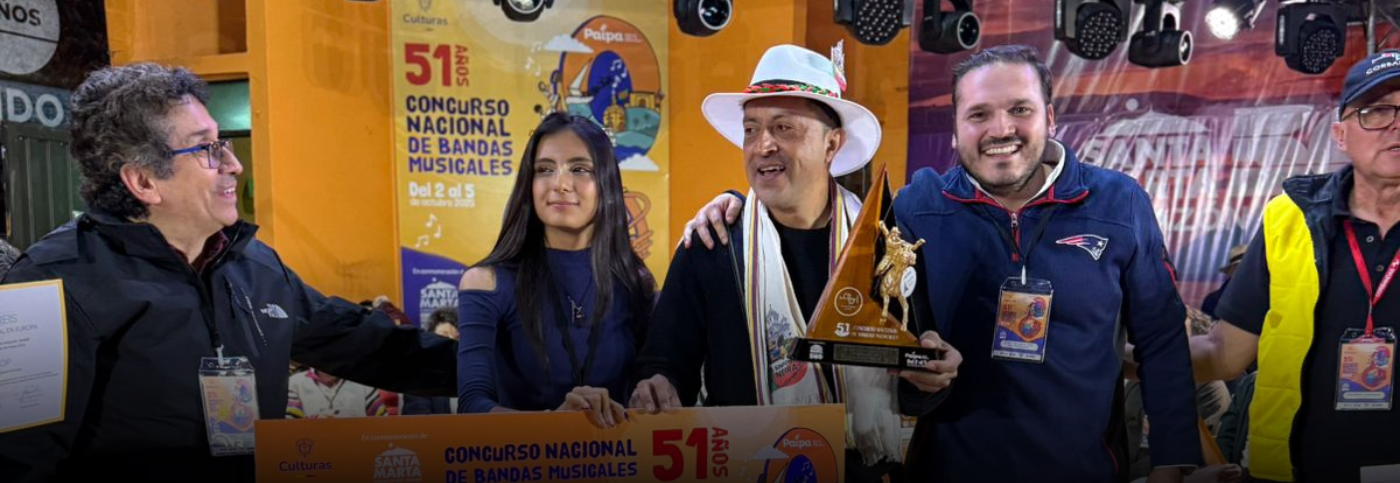 Banda Juvenil de Neira conquista el primer lugar en el Concurso Nacional de Bandas Musicales en Paipa, Boyacá