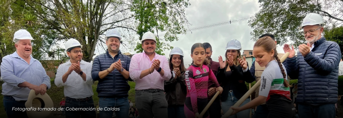 La Gobernación de Caldas impulsa la construcción del Complejo Deportivo La Violeta en Neira