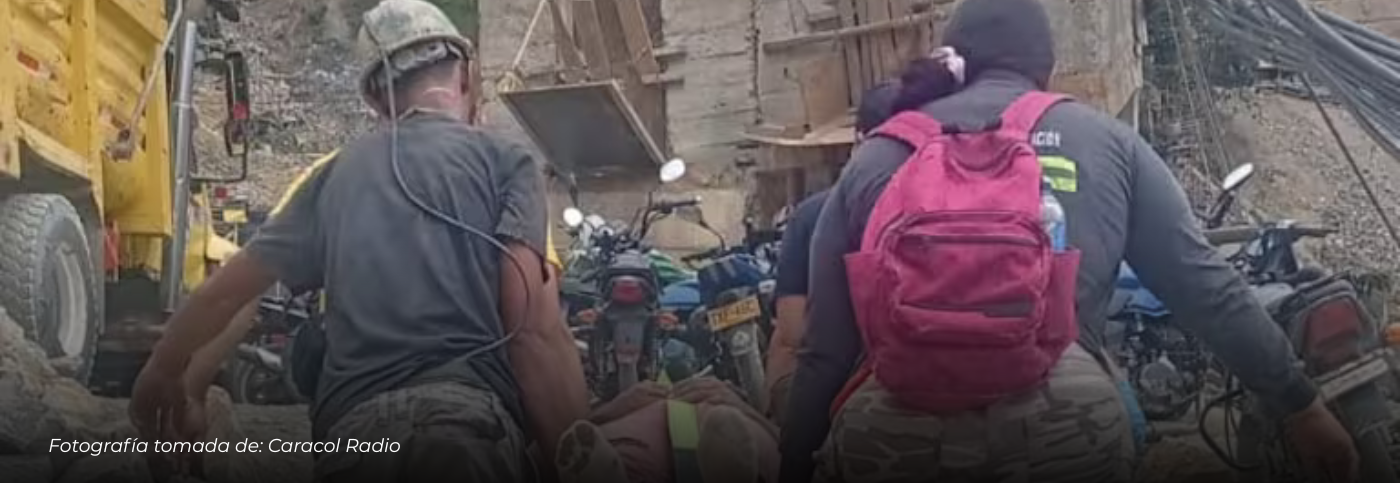 Joven minero de 18 años muere tras caer 100 metros en mina de Marmato, Caldas