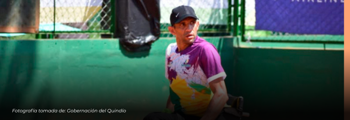 Gobierno del Quindío impulsa a cuatro paratletas con apoyo para competir en torneos nacionales de tenis