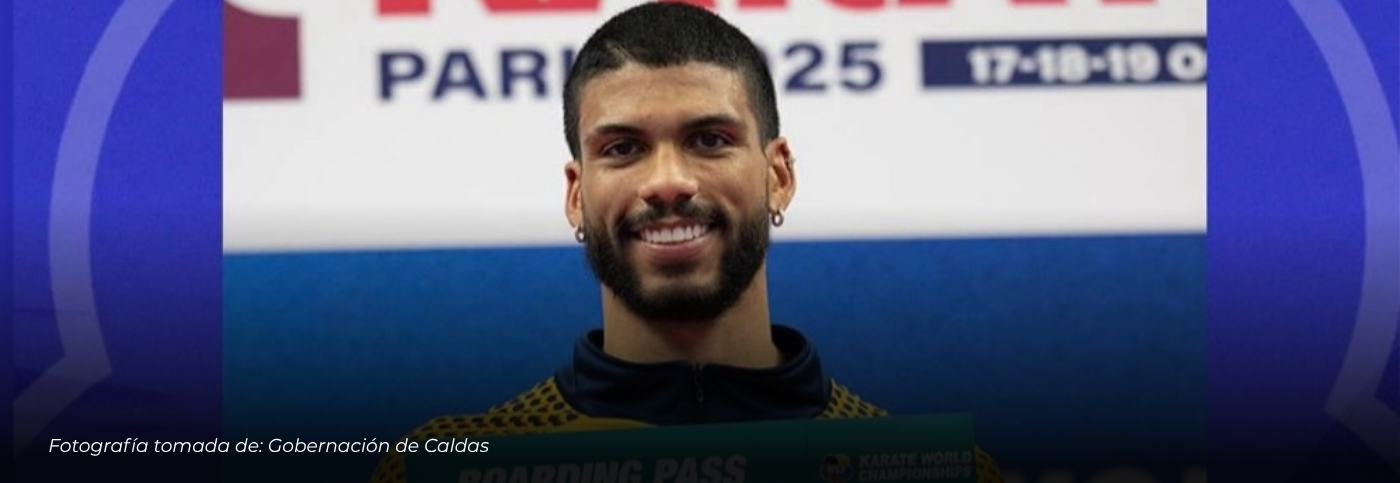 El caldense Rubén Darío Henao representará a Colombia en el Mundial de Karate en Egipto