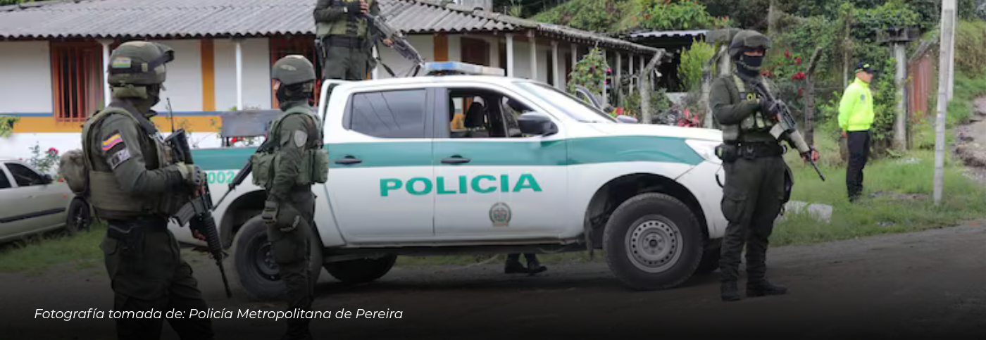 Reducción del 35 % en homicidios en Pereira tras operativos del Bloque de Búsqueda contra el Multicrimen
