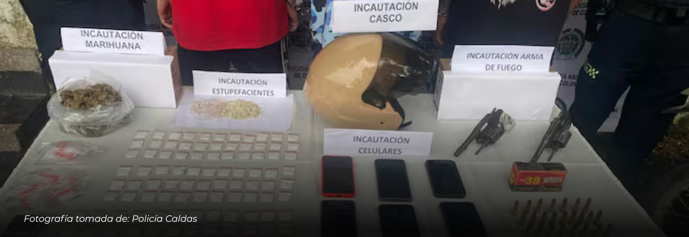 Tres capturados en La Dorada por integrar red del Clan del Golfo dedicada al microtráfico