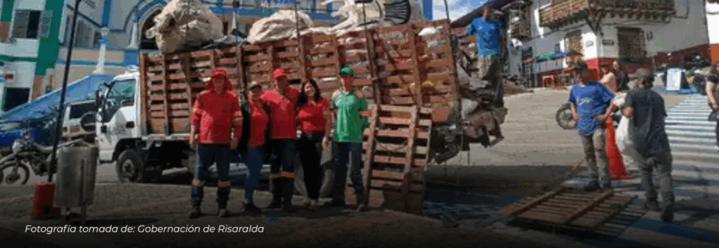 Recolectaron más de dos toneladas de material reciclable en jornadas ambientales de EPR en Apía y La Celia