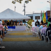 Gobernador del Quindío inauguró la remodelada Plaza de Bolívar de Buenavista y anunció nuevas inversiones para el municipio