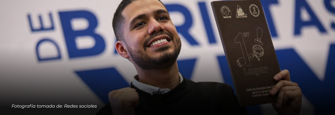 Janer Pérez, de Juan Valdez, gana el Campeonato Nacional de Barismo 2025