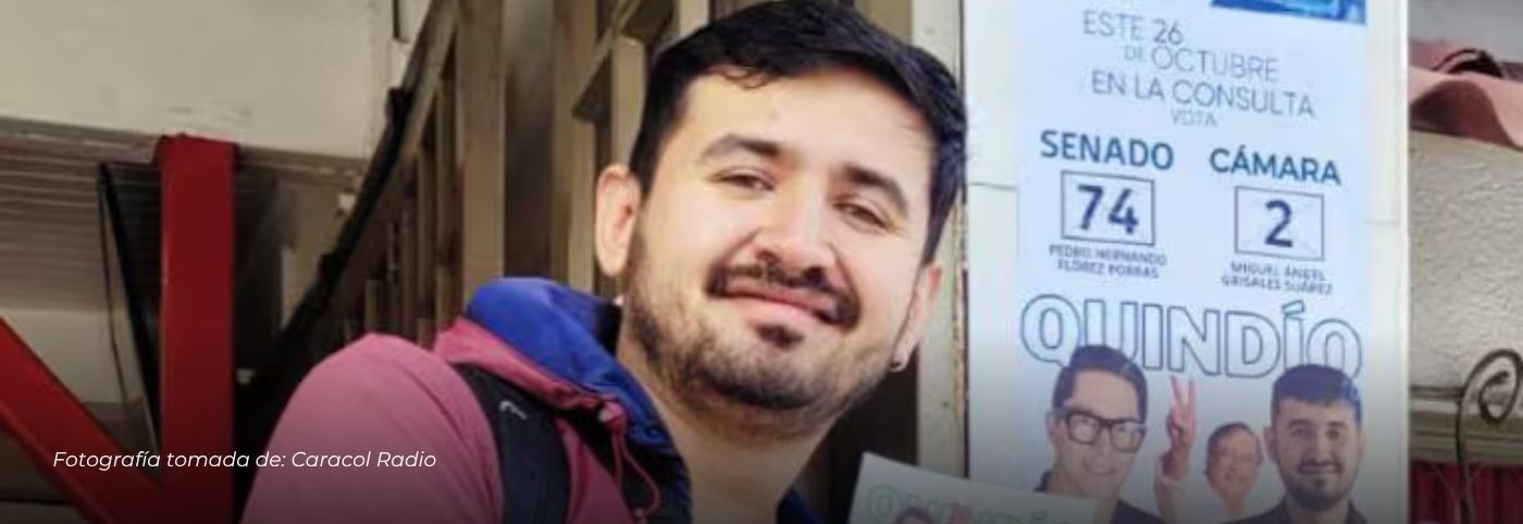 Grisales, de la Colombia Humana, gana la consulta del Pacto Histórico para la Cámara en el Quindío