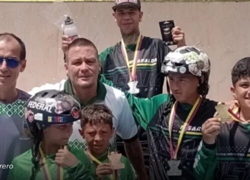 Delegación risaraldense brilla con cinco medallas en la Copa Nacional de BMX Freestyle disputado en Armenia