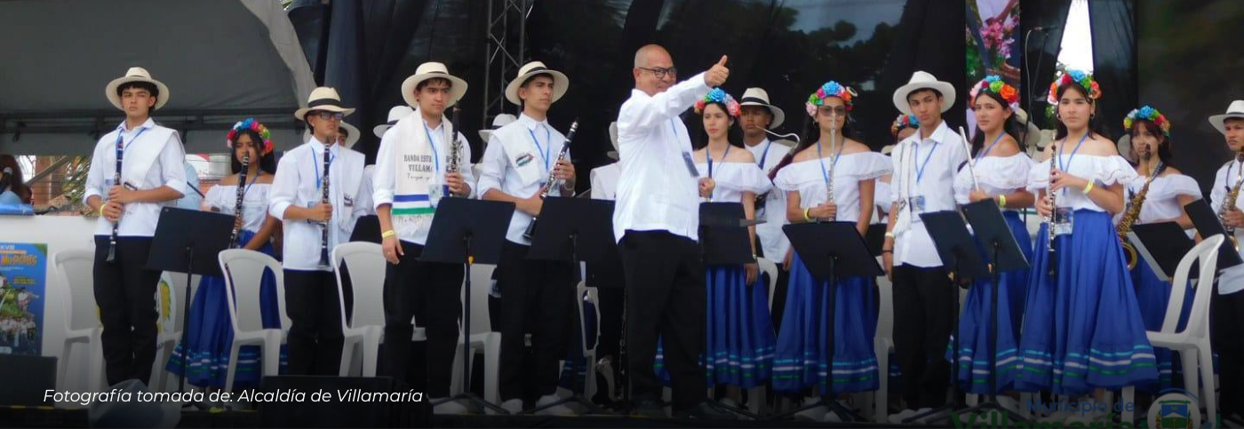 Banda Sinfónica de Villamaría gana el primer lugar en concurso nacional de Anapoima