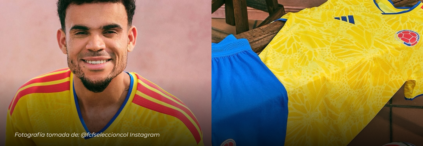 Colombia lanza su camiseta del Mundial 2026: un homenaje al realismo mágico y las mariposas