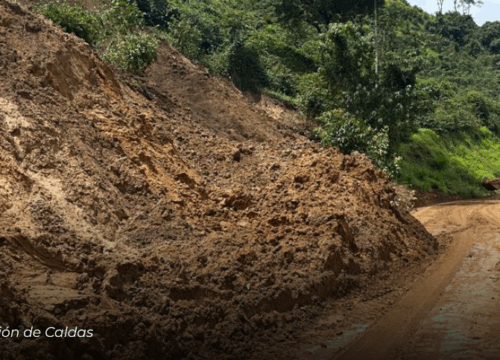 Nueve municipios de Caldas permanecen en alerta por riesgo de deslizamientos de tierra