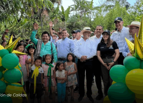 Gobernación de Caldas impulsa el desarrollo rural en el Occidente con obras de agua potable y mejoramiento vial
