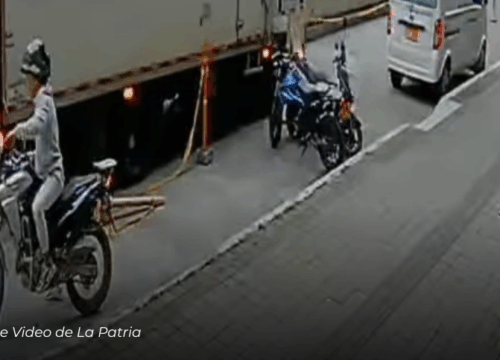Moto robada en Manizales es recuperada gracias a la colaboración ciudadana