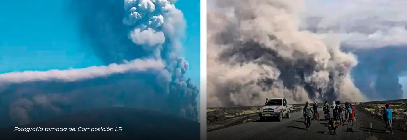 Un volcán inactivo por más de 10.000 años entró en erupción en Etiopía y generó cancelaciones de vuelos