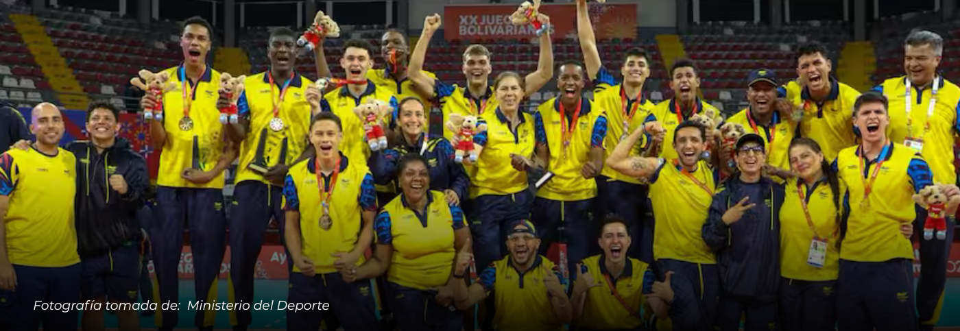 Colombia suma 234 medallas y refuerza su dominio bolivariano con título en vóleibol y nueve oros